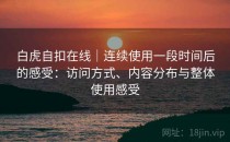 白虎自扣在线｜连续使用一段时间后的感受：访问方式、内容分布与整体使用感受