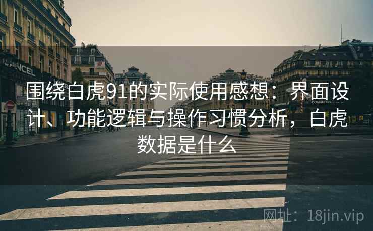 围绕白虎91的实际使用感想:界面设计、功能逻辑与操作习惯分析,白虎数据是什么 第1张 围绕白虎91的实际使用感想:界面设计、功能逻辑与操作习惯分析,白虎数据是什么 第1张