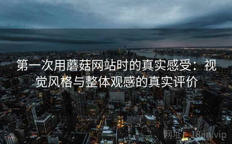 第一次用蘑菇网站时的真实感受：视觉风格与整体观感的真实评价  第2张