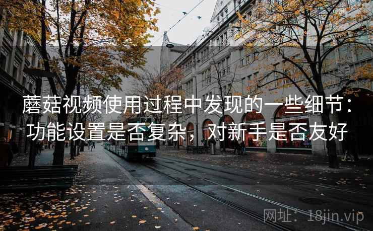 蘑菇视频使用过程中发现的一些细节:功能设置是否复杂,对新手是否友好 第1张 蘑菇视频使用过程中发现的一些细节:功能设置是否复杂,对新手是否友好 第1张
