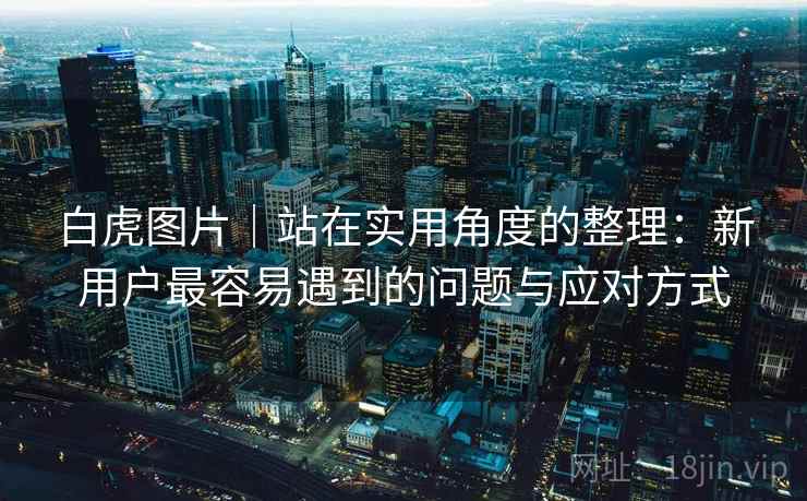 白虎图片|站在实用角度的整理:新用户最容易遇到的问题与应对方式 第2张 白虎图片|站在实用角度的整理:新用户最容易遇到的问题与应对方式 第2张